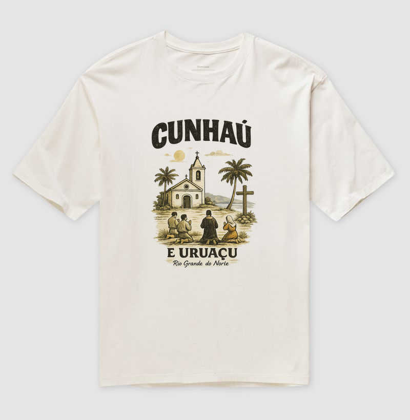 CUNHAÚ E URUAÇU - Camiseta Oversized