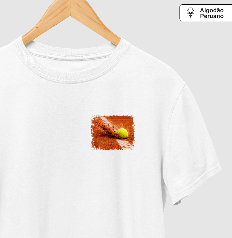 Bolinha no Saibro Pocket - Camiseta Algodão Peruano