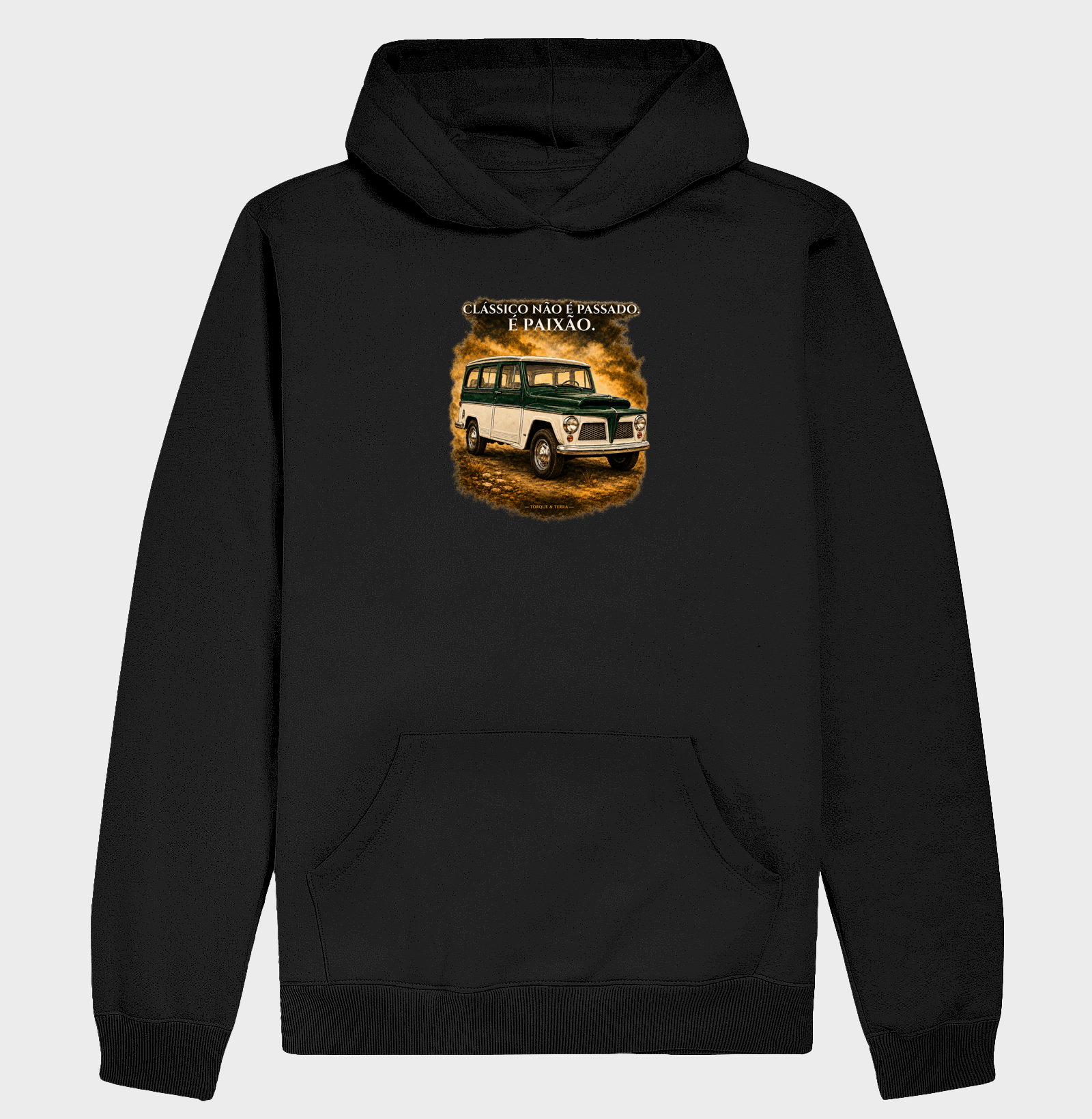 Clássico Não é passado - Rural - Hoodie Moletom