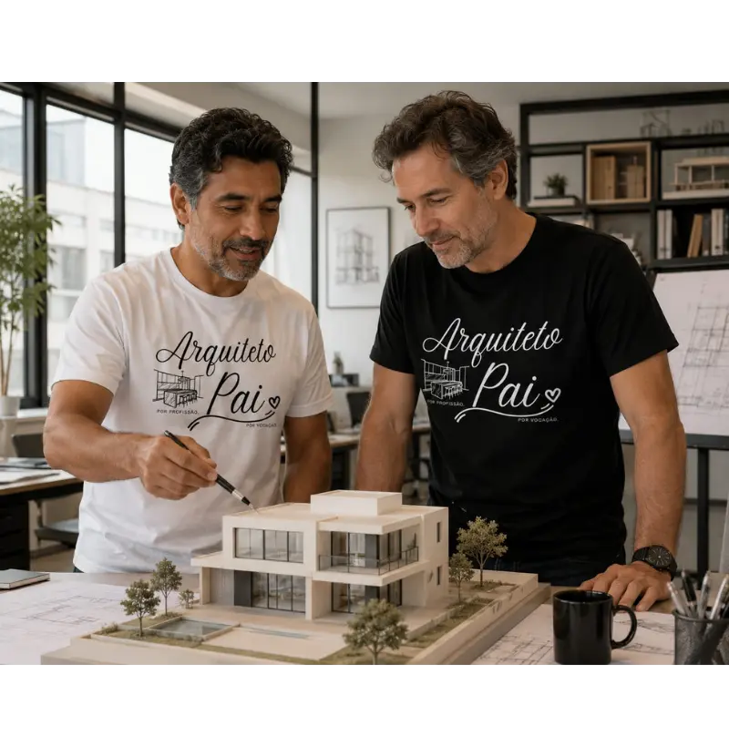 Arquiteto por profissão, pai por vocação