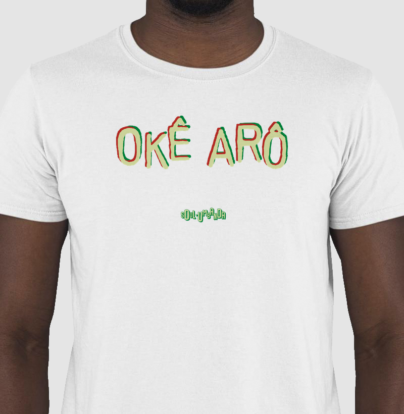 camiseta OXÓSSI saudação masculina