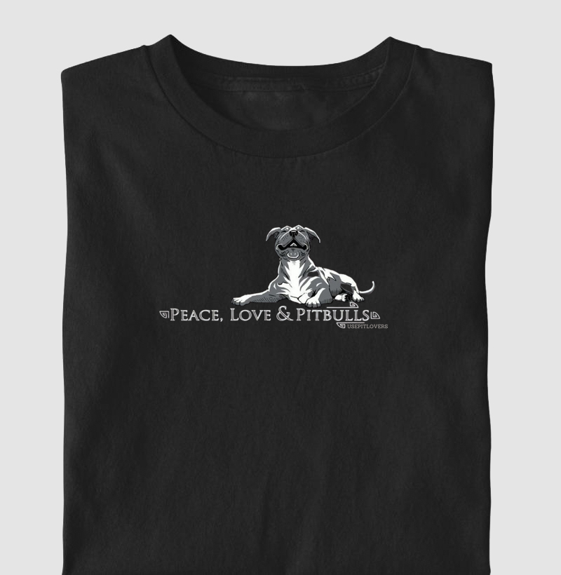 Peace love e Pit bulls