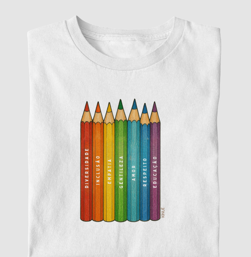 Lápis de Cor da inclusão