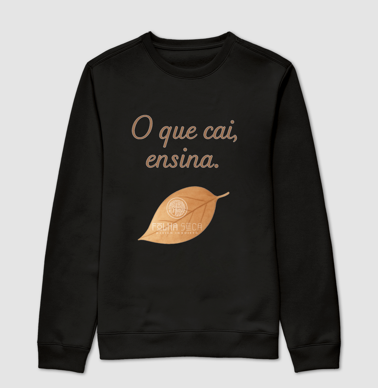 Estampa O Que Cai Ensina