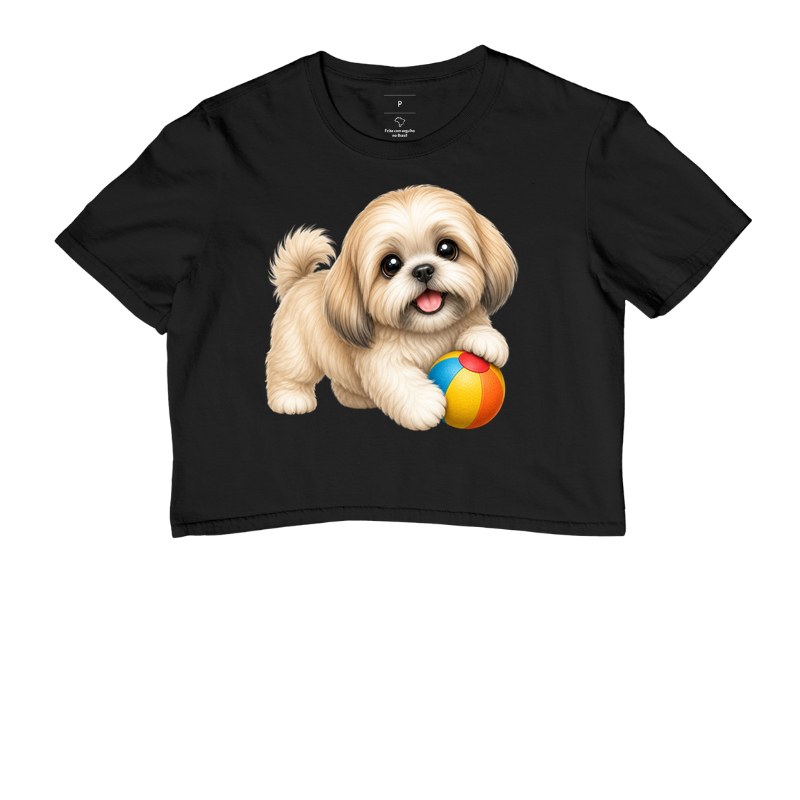 Lhasa Apso - Desenho Animado - Cropped