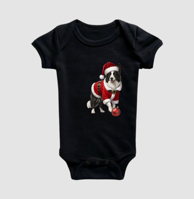 Border Collie - Natal - Body Infantil