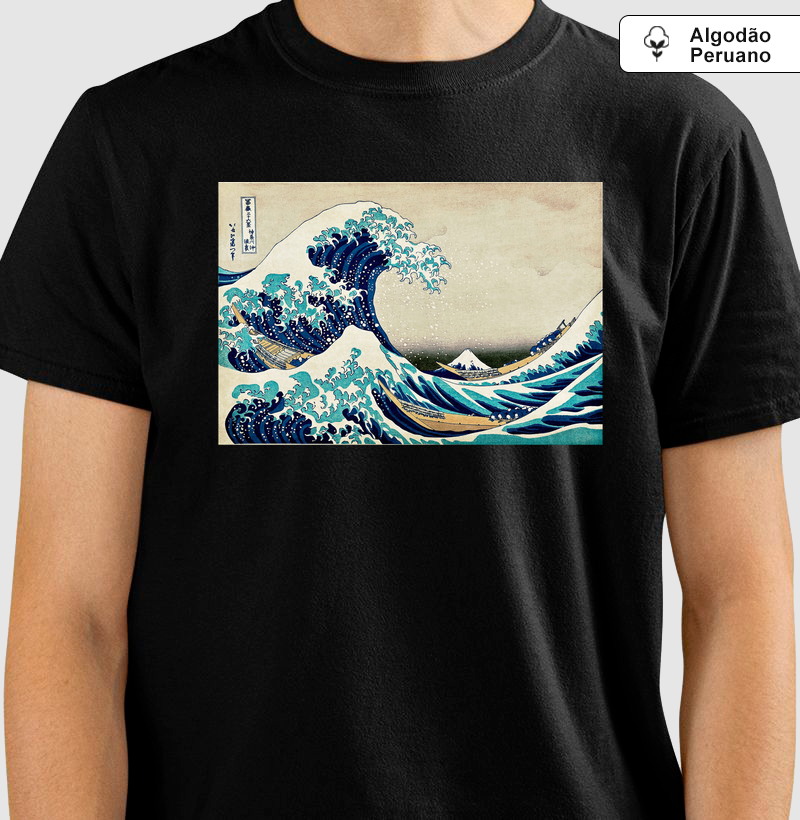 Arte Japonesa Hokusai A Grande Onda Premium 