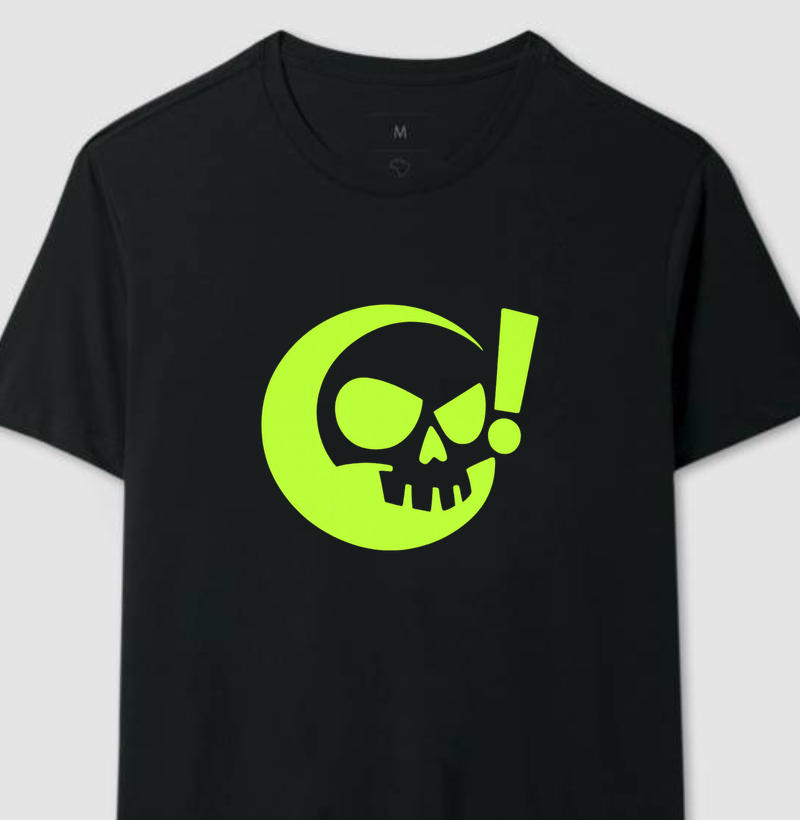 Neon Green Skull Mark