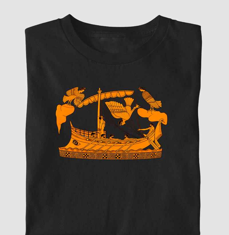 Camiseta Ulisses e as Sereias — Odisseia