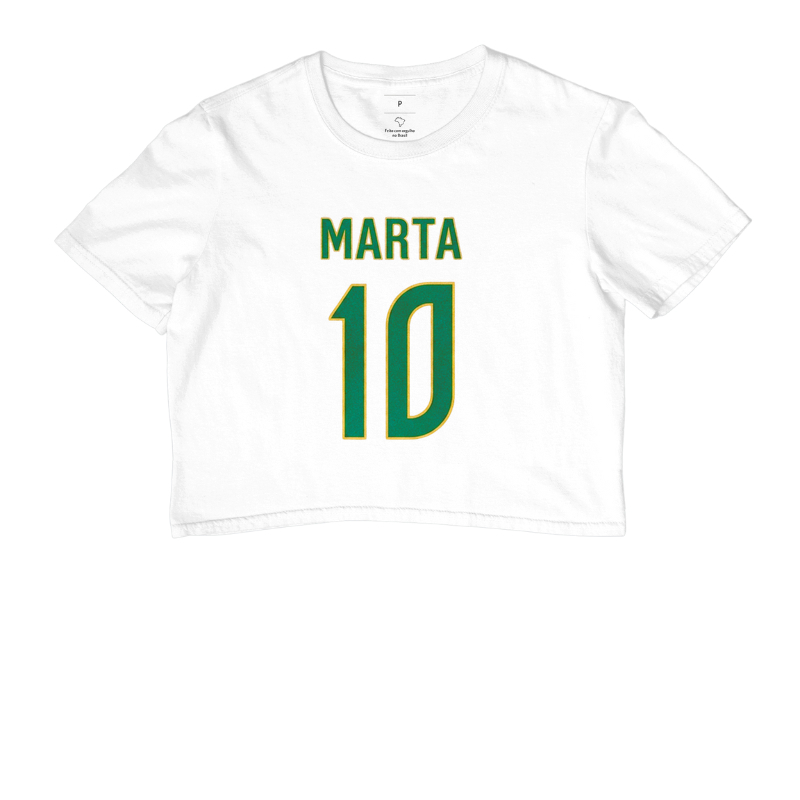 feminina de futebol estampa "marta 10" joga bonita