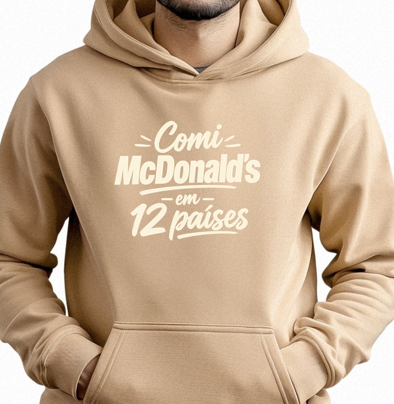 Moletom Comi Mc Donalds em 12 Países