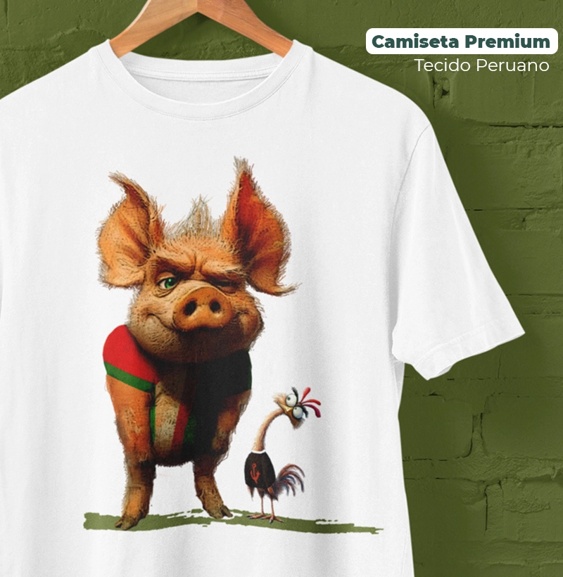 O Porco e a galinha (Desc. abaixo no PIX)