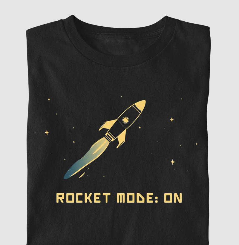 Camiseta Infantil Rocket Mode: On