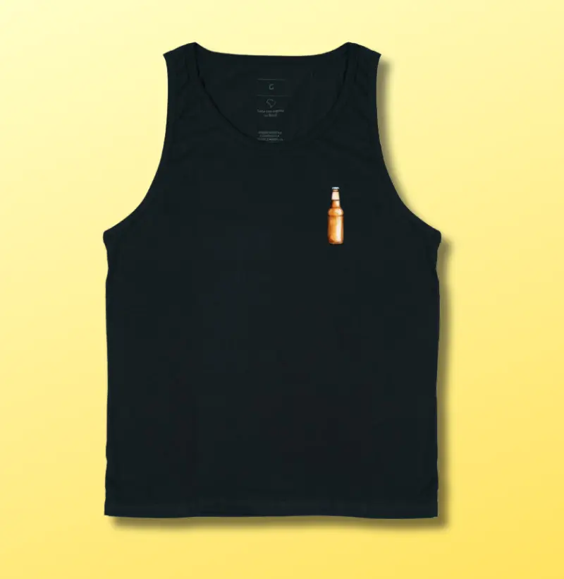 Garrafa âmbar do coração