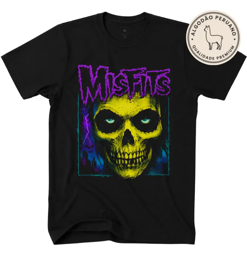 Camiseta Algodão Peruano Neon Fiend