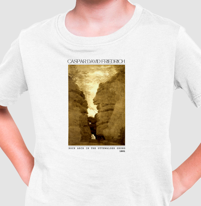 Rock Arch in the Uttewalder Grund (1801)- Caspar David Friedrich