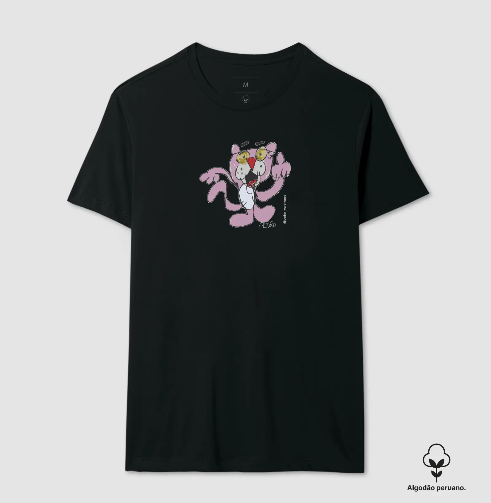 CAMISETA PREMIUM ALGODÃO PERUANO –  PANTHER