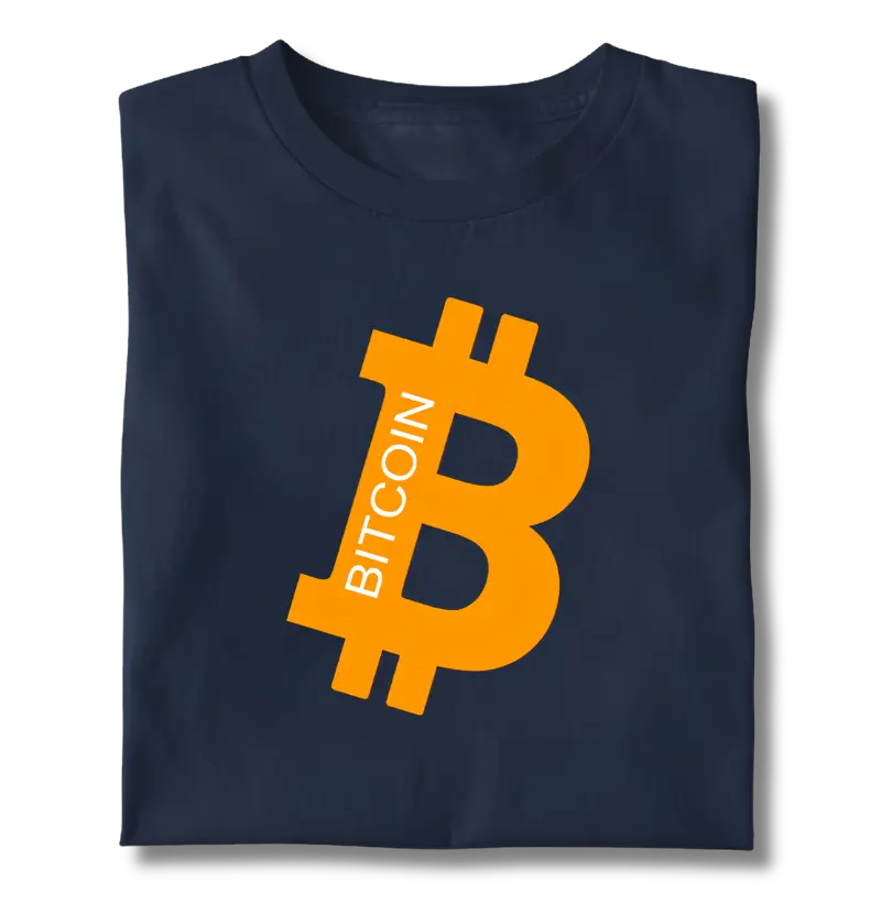 Camiseta Bitcoin Logo Grande - Camiseta