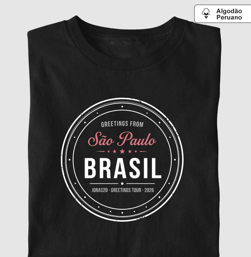 Greetings from São Paulo Algodão Peruano - Jonas Brothers