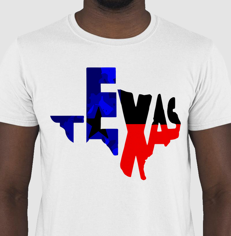 Camiseta Masculina - Texas