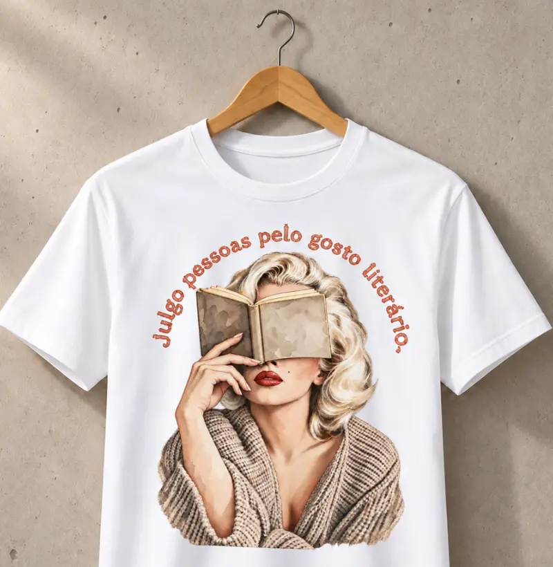 Julgo pessoas pelo gosto literário - Camiseta