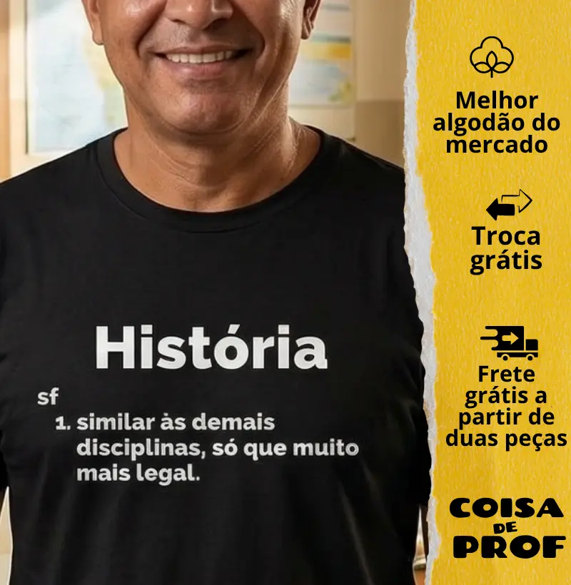 Camiseta Verbete História