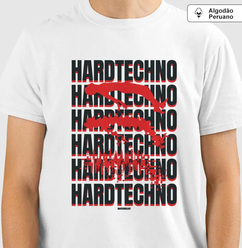 HARD TECHNO vol.3 - Camiseta Algodão Peruano