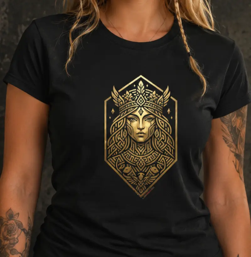 Camiseta Freya Dourada
