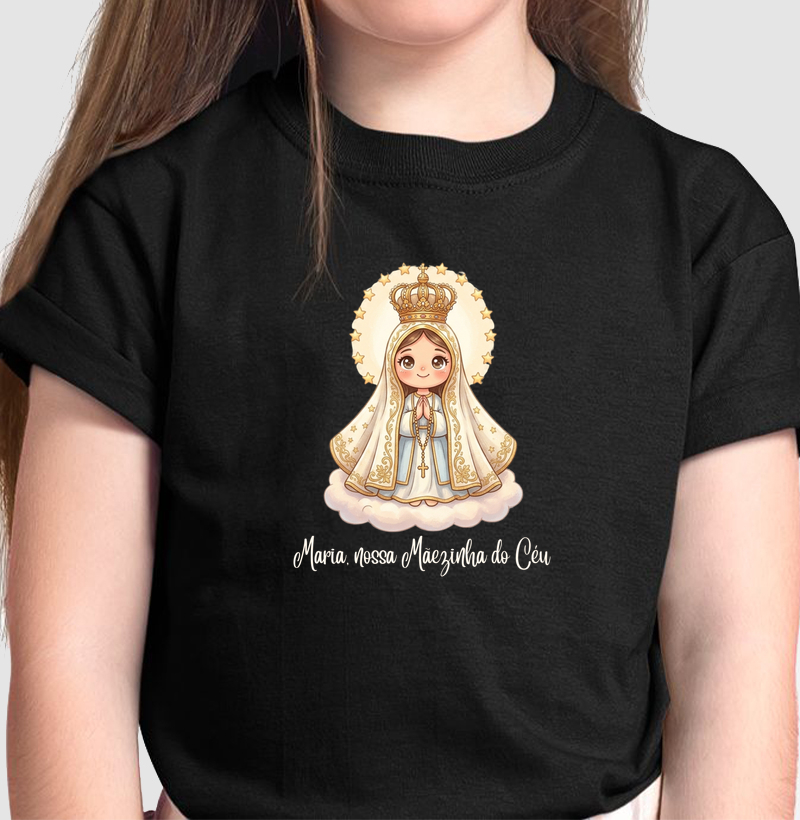 Camiseta Infantil Maria, Nossa Mãezinha