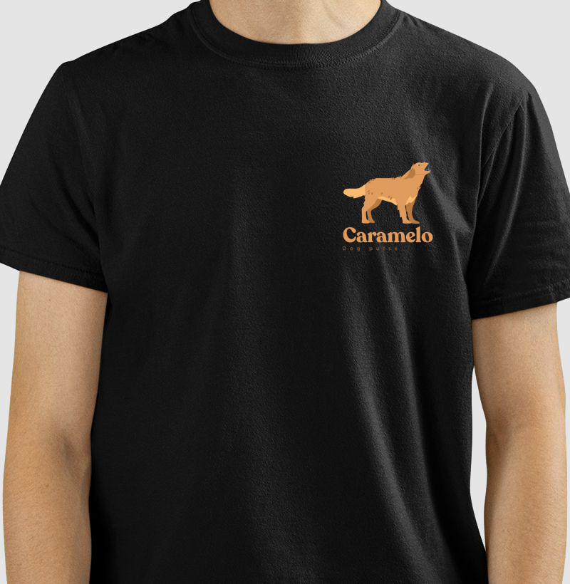 Camiseta Dog Pulse - Big Caramelo
