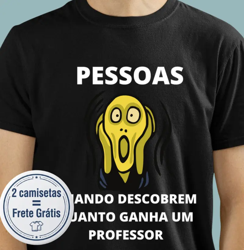 Camiseta Premium Professor/Pedagogo