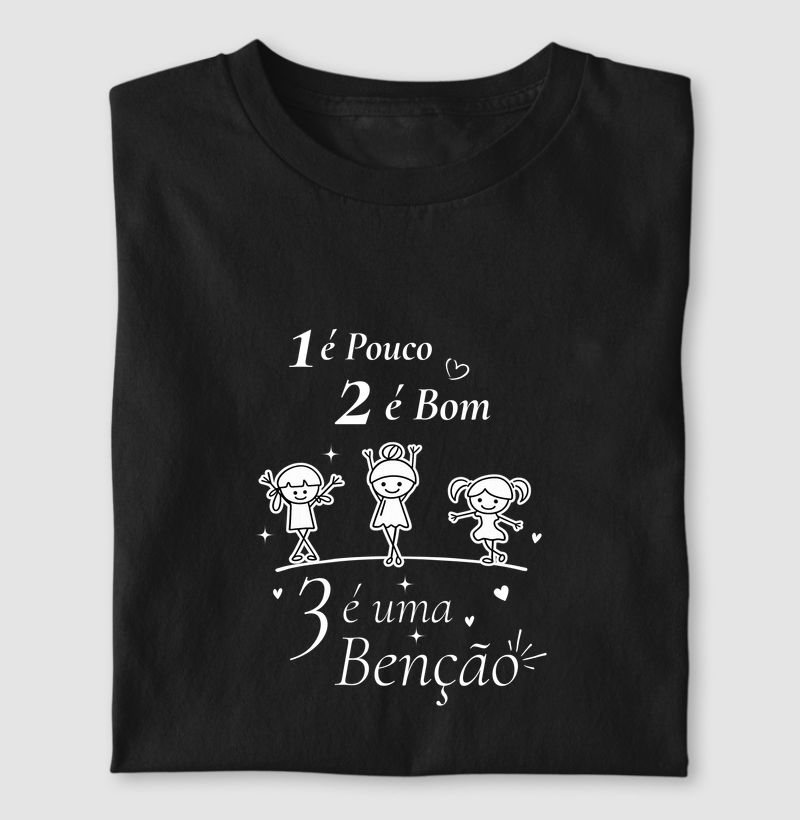 1 é Pouco, 2 é Bom, 3 é uma Benção