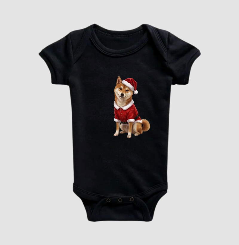 Shiba Inu - Natal - Body Infantil