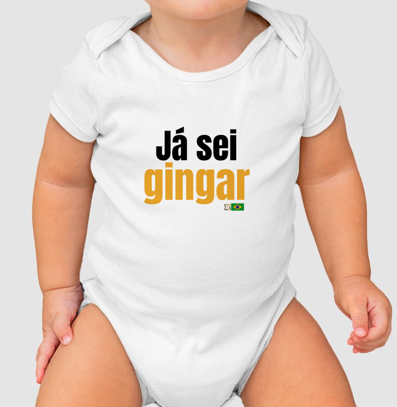 Body Infantil Já Sei Gingar