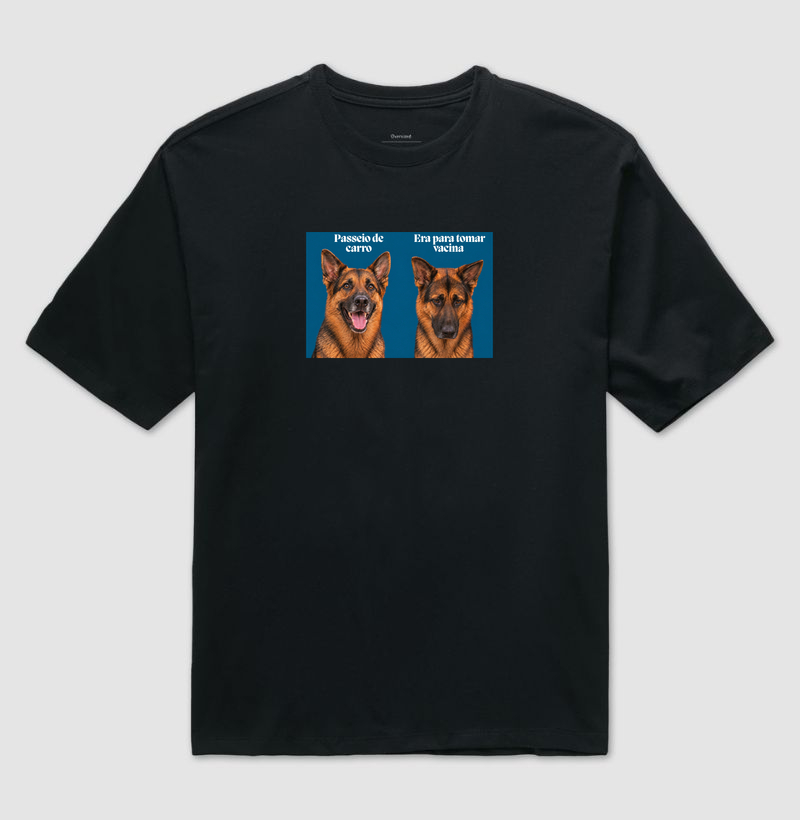 Feliz x Triste - Camiseta Oversized
