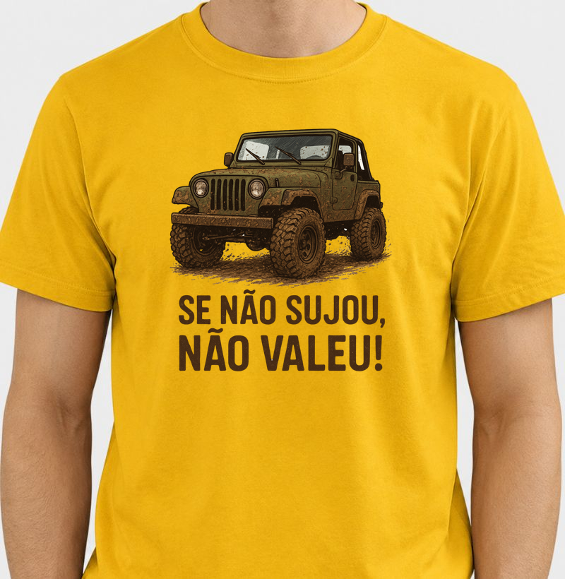 Se não sujou, não valeu