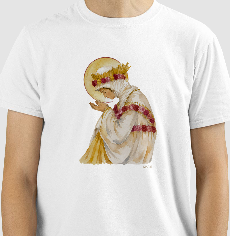 Nossa Senhora La salette aquarela