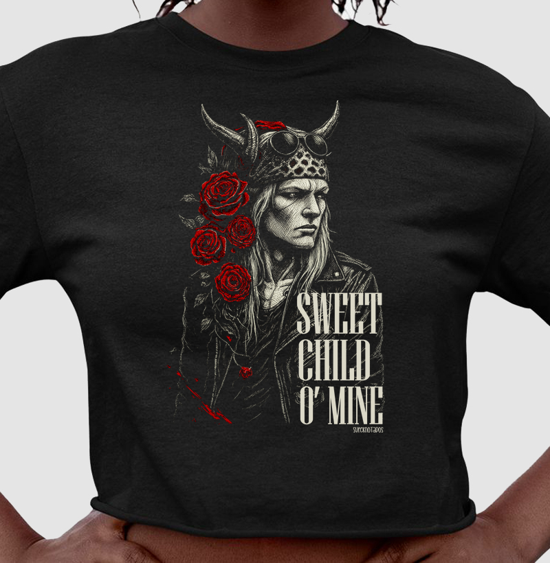 Cropped Fã de Guns N' Roses - Sweet Child O' Mine