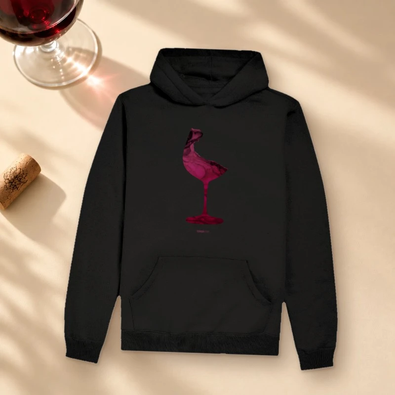 Moletom Vinho Abstrata - Hoodie Moletom