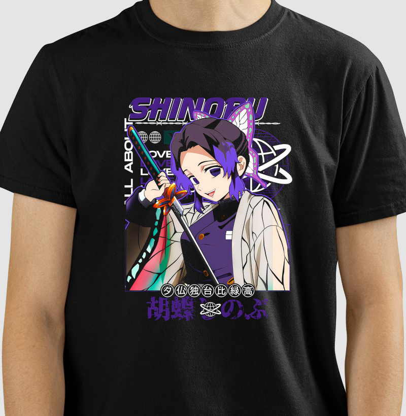 Camiseta Shinobu Kocho – Edição Butterfly Hashira
