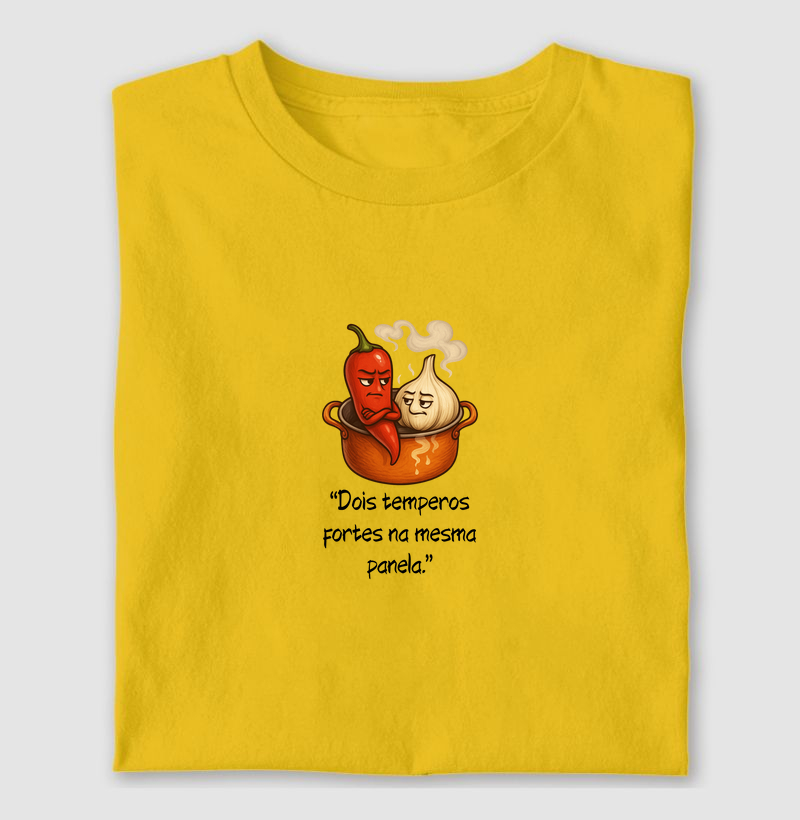 Dois temperos fortes na mesma panela