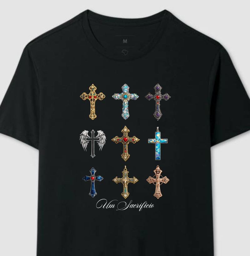 T-Shirt Um Sacrifício; Unissex