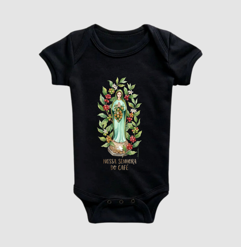Nossa Senhora do Café - Edição Botânica - Body Infantil