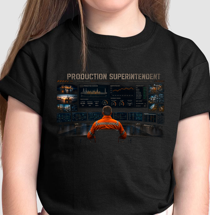 Production Superintendent - 3 - Camiseta Infantil