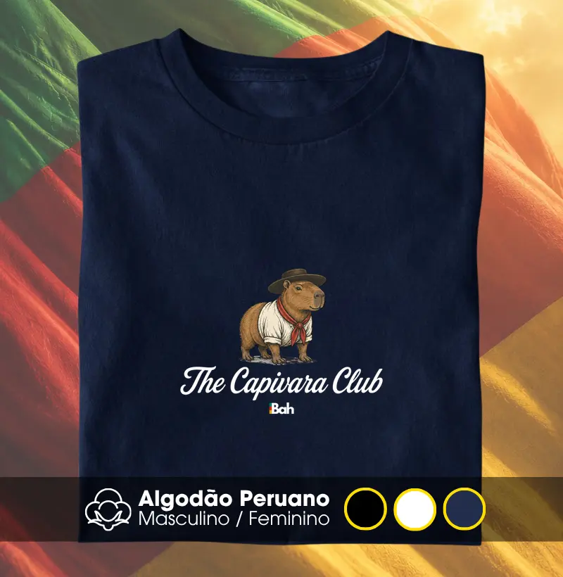 Capi Club - Camiseta Algodão Peruano