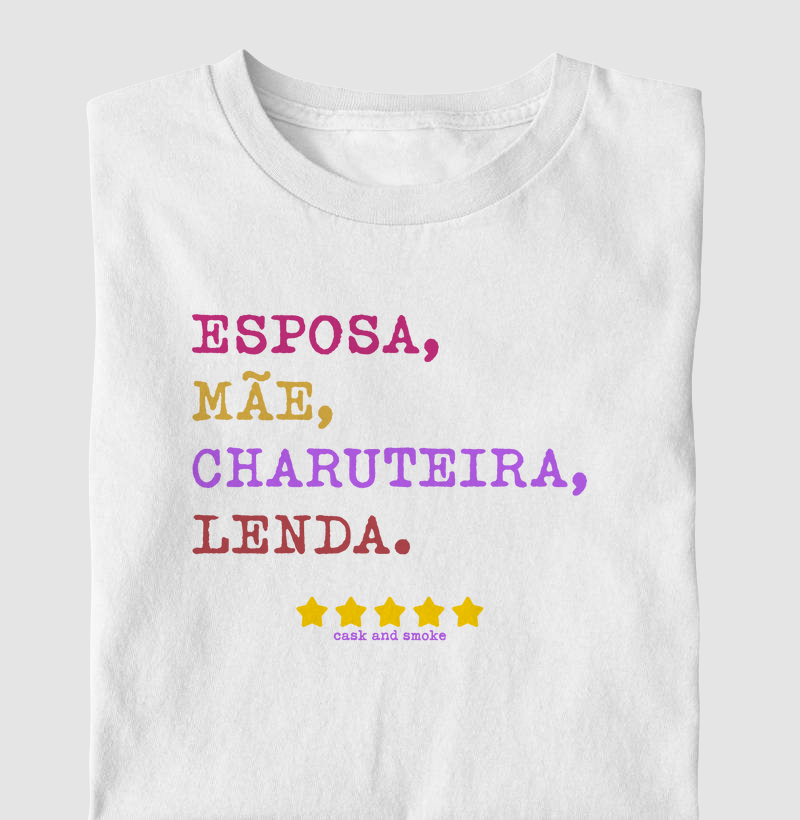 Camiseta Mãe Charuteira