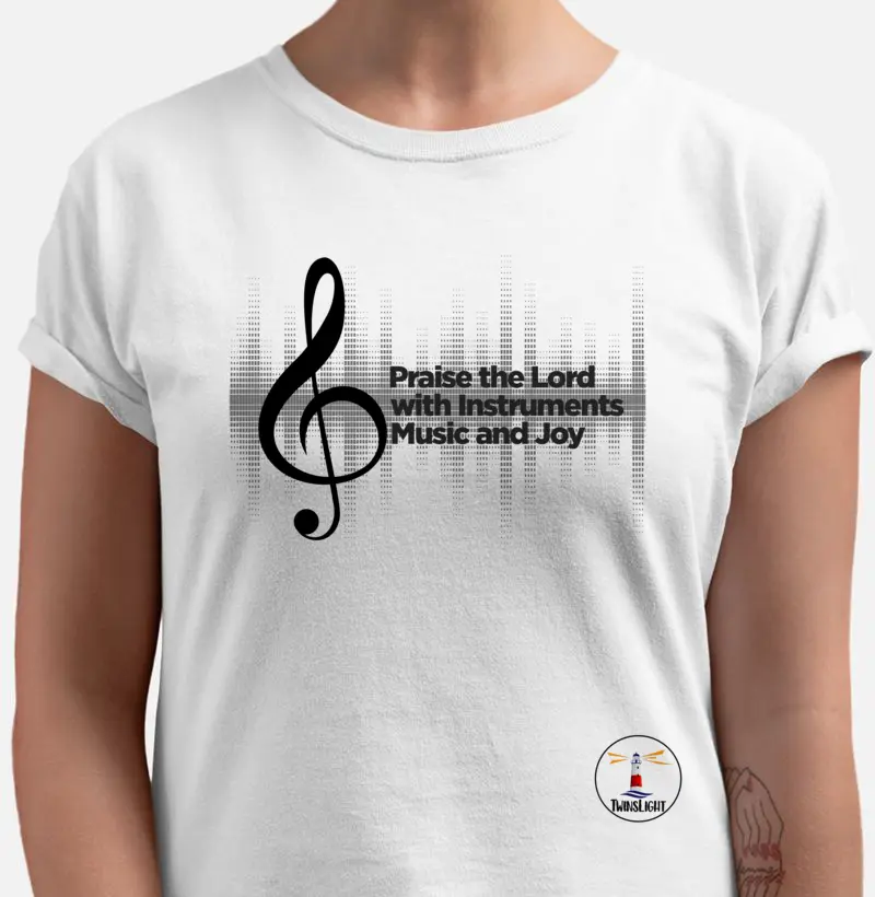 Praise the Lord with Joy camiseta qualidade Reserva