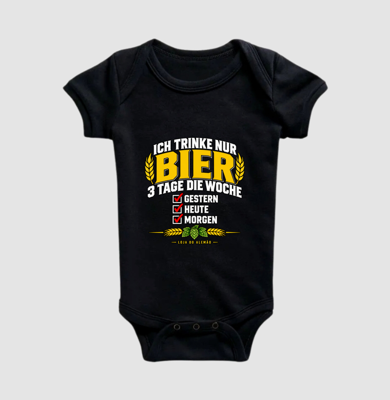 Ich Trinke Nur Bier - Body Infantil