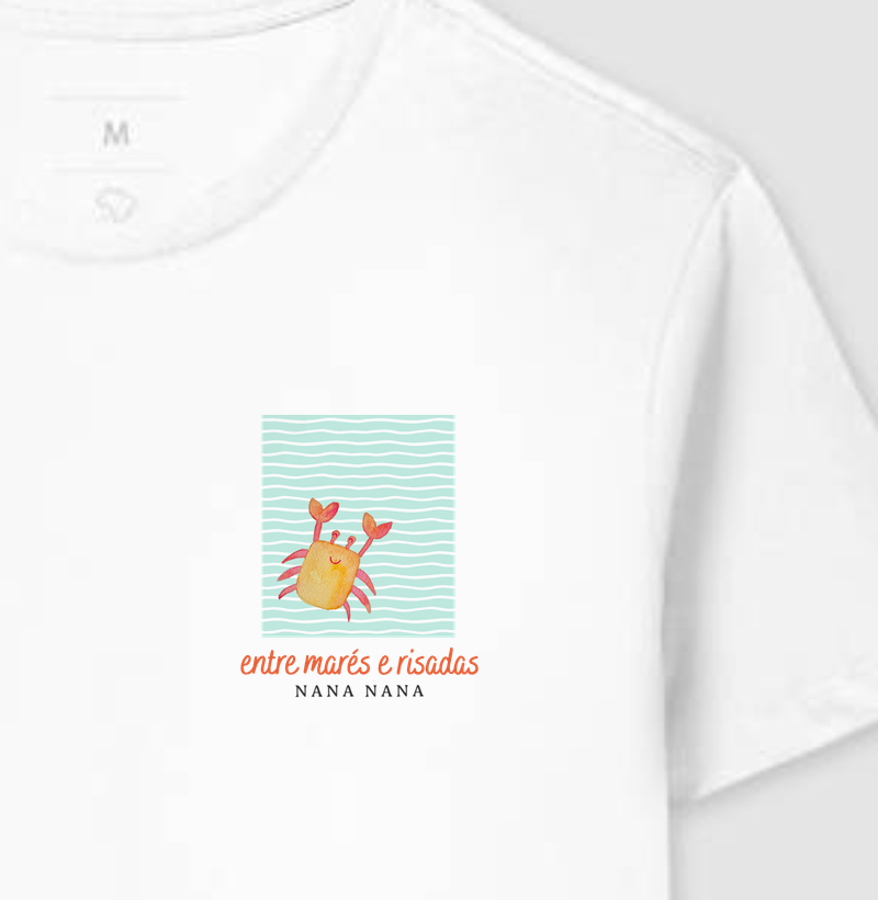 Entre marés e risadas - caranguejo