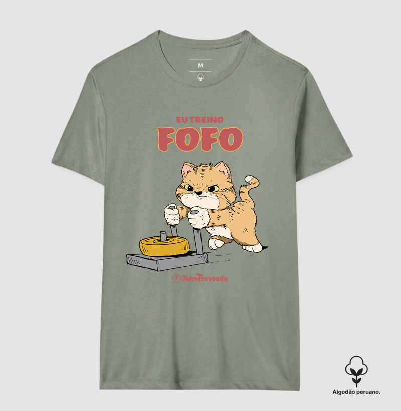Gato Eu treino fofo 